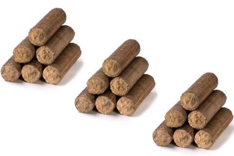 Holzbriketts